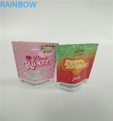 Một túi nhôm Pound tùy chỉnh Mylar Zipper Smell Proof In ống đồng