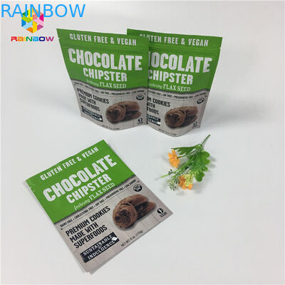 Gravure Printing Stand Up Ziplock Túi đóng gói Vanilla Coffee / Sữa Protein Powder