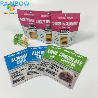 Resealable Snack Thực phẩm Bao bì Túi Protein / Sữa bột Cán màng nhôm Khóa Zip