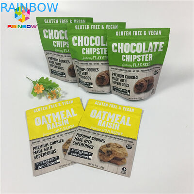 Resealable Snack Thực phẩm Bao bì Túi Protein / Sữa bột Cán màng nhôm Khóa Zip