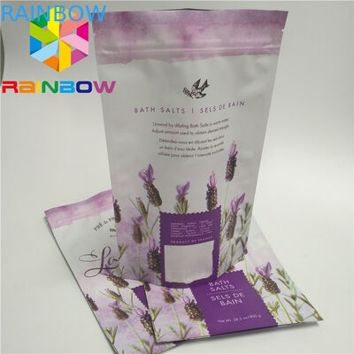 Heat Seal Zipper Túi đựng mỹ phẩm, Mặt nạ giấy nhôm Bao bì để chăm sóc da