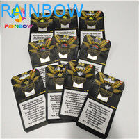 3.5g Túi Mylar chống mùi có thể hàn lại K Túi đứng lên cho bao bì dầu cây gai dầu cỏ dại CBD