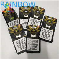 Resealabel Túi nhựa nhôm Ziplock đứng lên CBD Oil Gummies Kẹo đóng gói