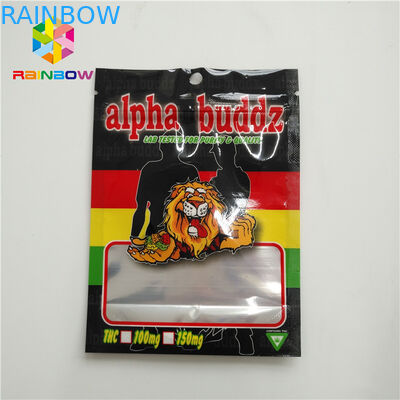 Túi giấy bạc in UV Bao bì chống mùi hôi Túi đựng bánh quy Mylar