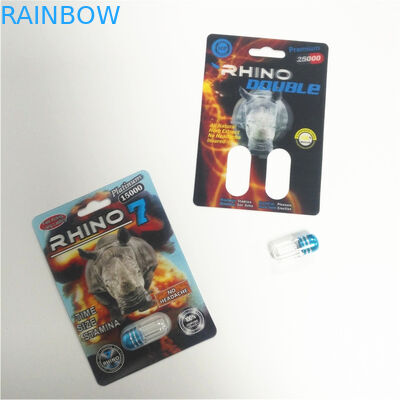 Hộp giấy nghệ thuật Bao bì Thẻ Rhino Nam Thuốc tăng cường Hộp Kích thước tùy chỉnh