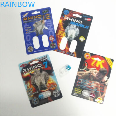 Thuốc tăng cường sinh lý nam RHINO 69 Bao bì thẻ 3d dạng thấu kính Eco - Thân thiện
