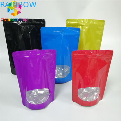 3.5g Seed Powder Foil Bag Bao bì Túi nhựa chịu nhiệt có cửa sổ rõ ràng