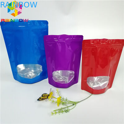 3.5g Seed Powder Foil Bag Bao bì Túi nhựa chịu nhiệt có cửa sổ rõ ràng