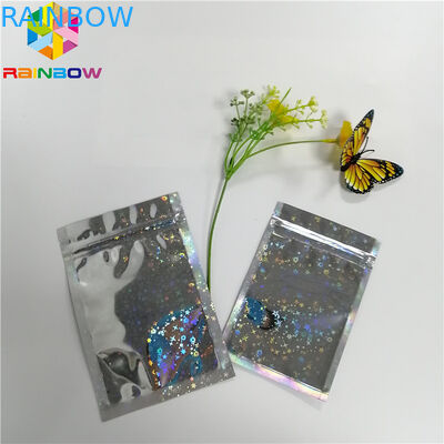 Bao bì ba lá niêm phong Bao bì có khóa kéo kim loại cho trà / sữa bột