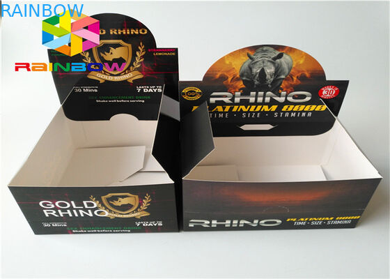 Eco Friendly Display Hộp giấy, Hộp gói quà Counter Counter Energy Bar Bao bì