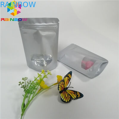 Mini Nhôm Lá Túi Bao bì Đứng lên Ziplock Kẹo tái chế Đường Áp dụng