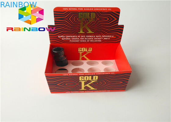 Hộp tái chế giấy bán lẻ Tấm hiển thị cho Vapor Vape E- Liquid E- Juice