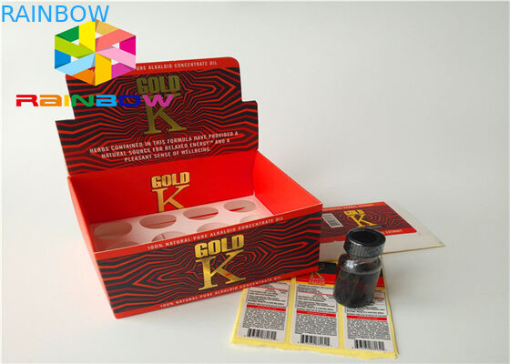 Hộp tái chế giấy bán lẻ Tấm hiển thị cho Vapor Vape E- Liquid E- Juice