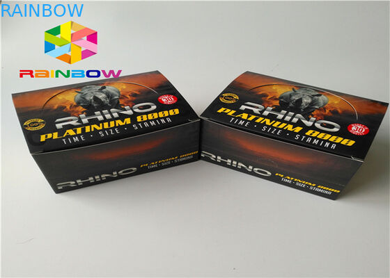 Hộp giấy bìa cứng mạnh mẽ Bao bì pha trộn màu sắc với sự chấp thuận của FDA FDA