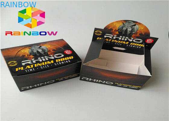 Hộp giấy bìa cứng mạnh mẽ Bao bì pha trộn màu sắc với sự chấp thuận của FDA FDA