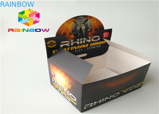 Hộp giấy bìa cứng mạnh mẽ Bao bì pha trộn màu sắc với sự chấp thuận của FDA FDA