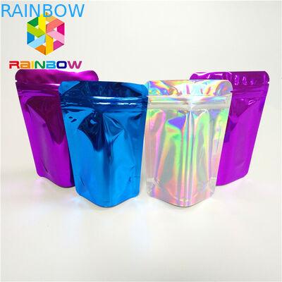 Mỹ phẩm Tóc Mở rộng Túi nhựa Bao bì Tái sử dụng Túi Mylar Ziplock