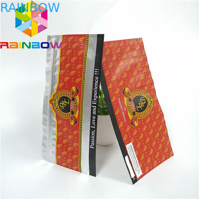 Túi nhựa Ziplock có thể đóng gói Bao bì rõ ràng Hologpson Frosted Xì gà