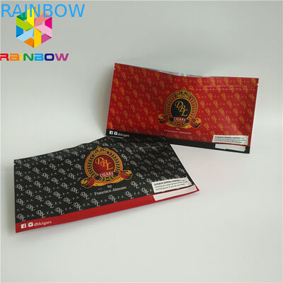 Túi nhựa Ziplock có thể đóng gói Bao bì rõ ràng Hologpson Frosted Xì gà