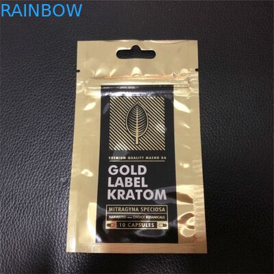 Ba mặt niêm phong Túi nhựa Mylar Túi đóng gói Logo tùy chỉnh In