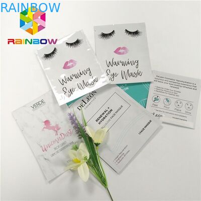 Mặt nạ 3 lớp nhiều lớp nhôm rỗng Lá mỹ phẩm Túi mặt nạ túi có thể khóa lại