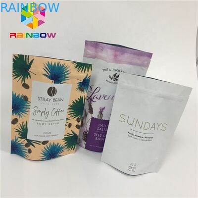 Mặt nạ 3 lớp nhiều lớp nhôm rỗng Lá mỹ phẩm Túi mặt nạ túi có thể khóa lại