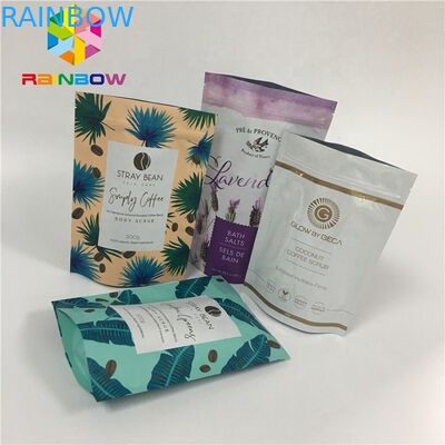 Mặt nạ 3 lớp nhiều lớp nhôm rỗng Lá mỹ phẩm Túi mặt nạ túi có thể khóa lại