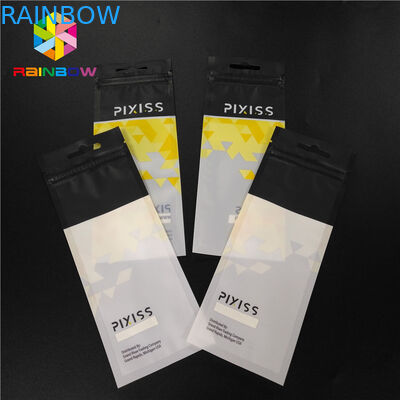 Mùi bằng chứng Mylar Ziplock đứng lên Túi rõ ràng In logo tùy chỉnh