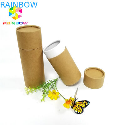 Brown Composite Push Up Bao bì ống giấy In offset cho dụng cụ làm vườn