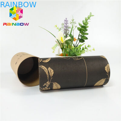 Brown Composite Push Up Bao bì ống giấy In offset cho dụng cụ làm vườn