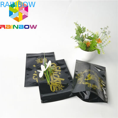 Logo Túi nhựa tùy chỉnh Bao bì Lá bóng Lá Weed Weed Mylar Zipper Doypack Túi