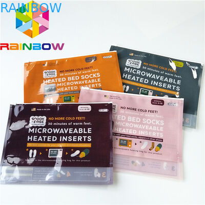 Đồ lót nam may mặc Túi nhựa Bao bì Đứng lên Trượt Zipper Túi tùy chỉnh