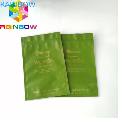 Lá lót nhựa đứng lên Zipper Zipper Bath Salt Chăm sóc da Bao bì In ống đồng