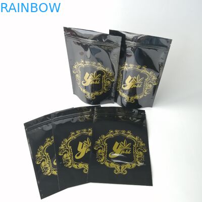 Túi nhựa phân hủy sinh học Bao bì CBD Cỏ dại Lá nhôm Ziplock Túi đựng thuốc y tế