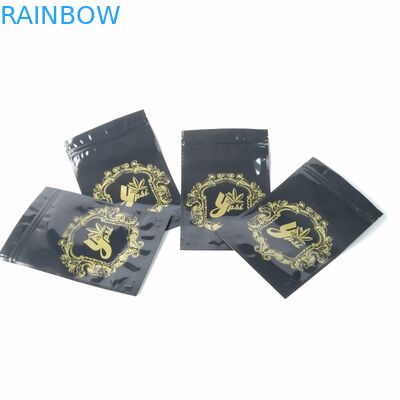 Túi nhựa phân hủy sinh học Bao bì CBD Cỏ dại Lá nhôm Ziplock Túi đựng thuốc y tế