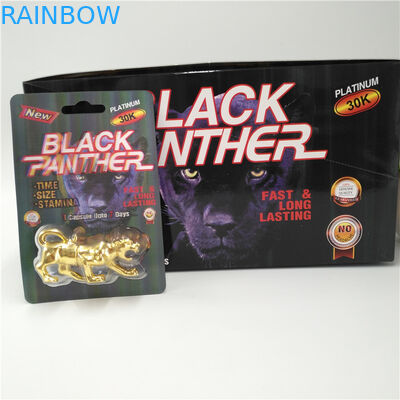 Bao bì thẻ vỉ bền Mamba / Magnum 25k / Stiff Rox Rhino 69 Viên thuốc viên nang