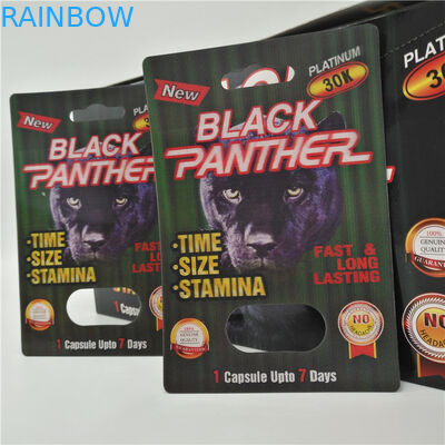 Bao bì thẻ vỉ bền Mamba / Magnum 25k / Stiff Rox Rhino 69 Viên thuốc viên nang