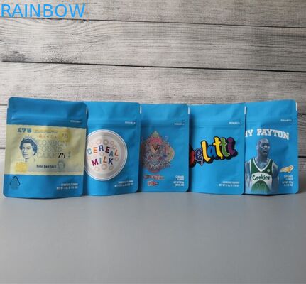 Túi bánh quy mới được bán nóng với bánh quy ba chiều dán túi Mylar chống mùi cho bao bì cỏ dại