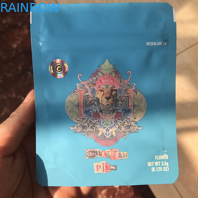 Túi bánh quy mới được bán nóng với bánh quy ba chiều dán túi Mylar chống mùi cho bao bì cỏ dại