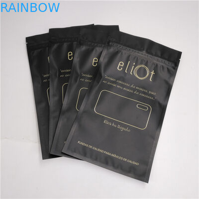 Tai nghe Vỏ điện thoại Bao bì đáy Gusset Túi nhựa Ziplock Kích cỡ tùy chỉnh