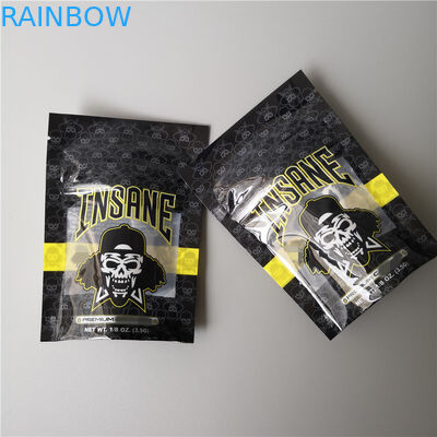 Mùi đóng gói bằng chứng Túi nhựa Ziplock Bánh quy California Bao bì mờ Bề mặt