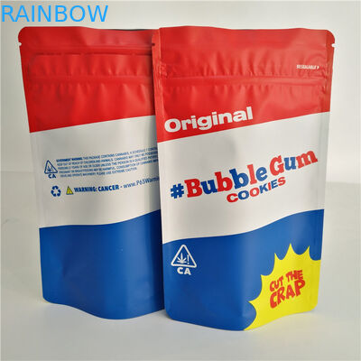 Nhôm Lá Bằng chứng Trẻ em Túi Ziplock Thảo dược Hương Bao bì In ấn ống đồng