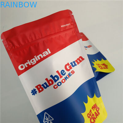 Nhôm Lá Bằng chứng Trẻ em Túi Ziplock Thảo dược Hương Bao bì In ấn ống đồng