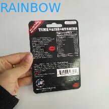 Bao bì vỉ có thể tái chế Bao bì giấy Rhino cho nam giới tăng cường tình dục