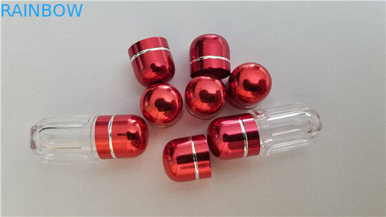 Viên nhựa trong suốt Viên nang không chai Rhino Capsule Hộp kim loại đầy màu sắc cho thẻ 3D