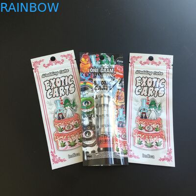 Túi nhựa Mylar Lá Bao bì Zipper Zipper In tùy chỉnh cho bao thuốc lá xì gà