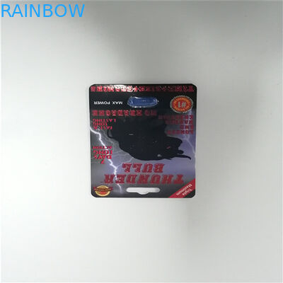 Poseidon Sex Pill Vỉ bao bì Thẻ Stiff Rox Gói tăng cường tình dục Giấy tái chế
