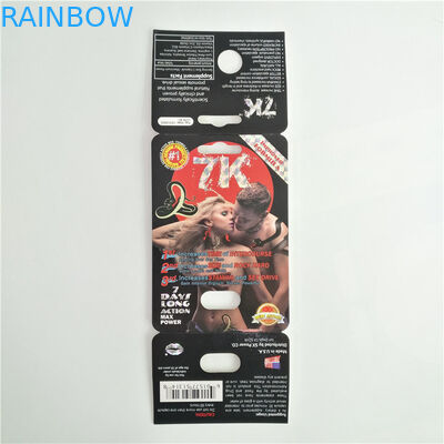 7K Panther Viên thuốc tình dục Bao bì Thẻ nâng cao nữ Logo tùy chỉnh với hộp hiển thị