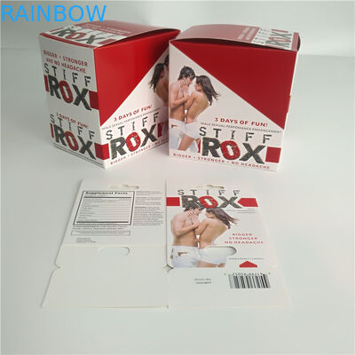Stiff ROX Pill Capsule Blister Card Hiển thị bao bì Hộp in sinh học