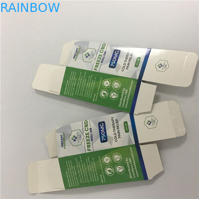 CMYK tùy chỉnh Logo in bìa trắng Hộp bao bì CBD Vape